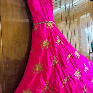 full gher anarkali dress