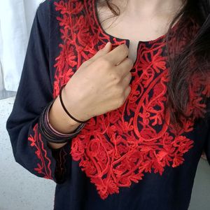 Kashmiri Embroidery Kurti❤️✨