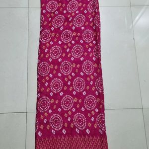 Stylish Magenta Saree