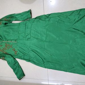 Festivities By Wishful W, Green Kurta