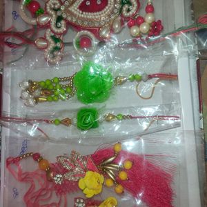 Couples Rakhi (Set Of 3) +1Free rakh