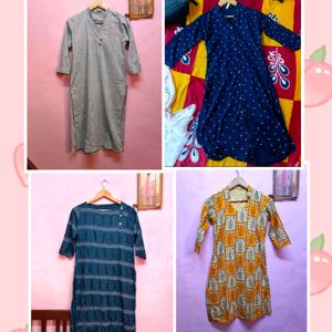 30rs Off On 🚚 4 Comfy Kurtas😍😍 (Women's)