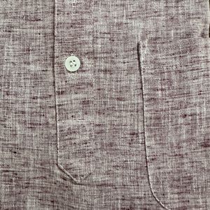 Khadi Kurta Shirt Lavender Shade