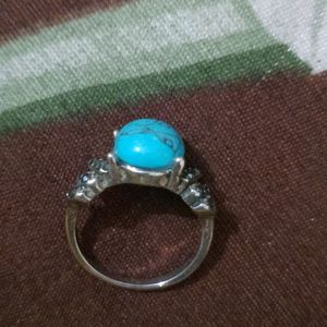 Blue Stone  Aesthetic Ring