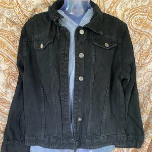 **Plus Size Denim Jacket**