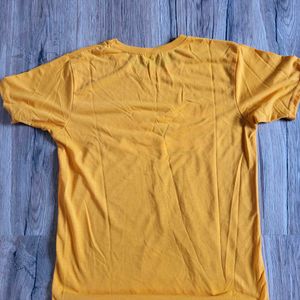 Men T Shirt Yellow