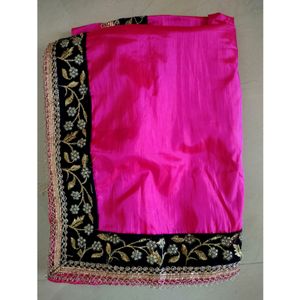 Attractive Double Shade Designer Saree