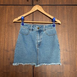 Denim Mini Skirt