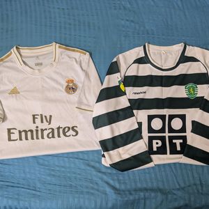 Ronaldo Football Jersey (Sporting+ Madrid) Combo.