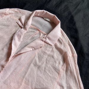 Baby Pink Button Down Shirt