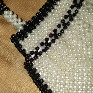 Pearl Beaded Fancy Handbag