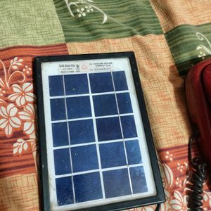 Solar Plate With Telephone As Freebies