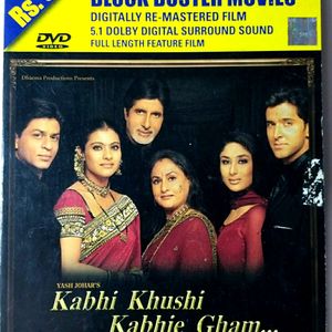 KABHI KHUSHI KABHE GHAM Blockbuster DVD