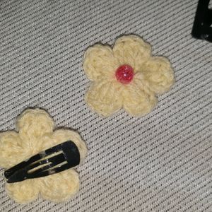 Crochet Small Hair Clips