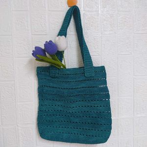 💙 Crochet 🧶 Tote Bag💙