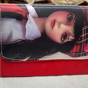Cute Double Sided Doll  Hand Bag