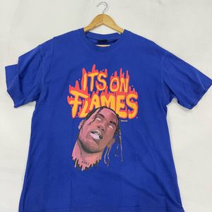 Its on flames oversized T-shirt