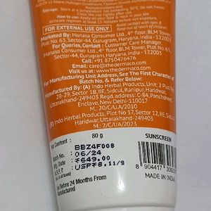 The Derma Co Sunscreen