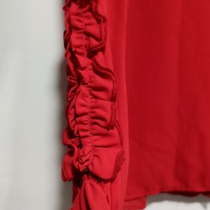 Zara Red Top