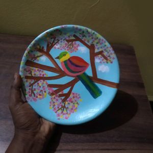 Terracotta Wall Decor Painted Plates