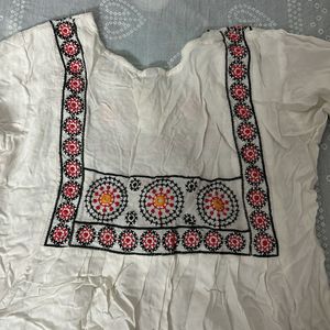 Embroidered Short Kurti