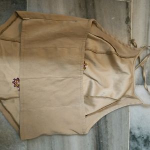 Backless Khaki Top