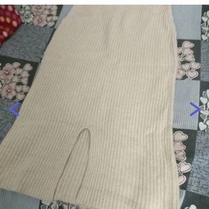 Ribbed Winter Skirt Bodycon