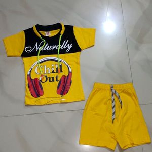 Beautiful 🤩 Yellow Colour Baby Boy Dress