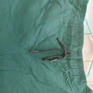 Dark Green Comfy Trousers With Pockets