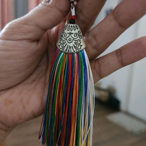 Multi Color Tassel Earing