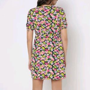 Printer Multicolored mini Dress