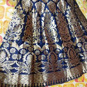 Blue Lahanga Dupatta