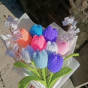 Crochet Pastel Tulip BOUQUET 💐