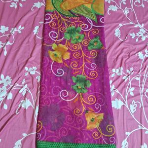 New Saree Collection 2 - Pink, Green