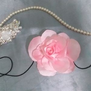 Satin Rose Choker | Necklace