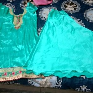 Circular Plazo Suit Without Dupatta