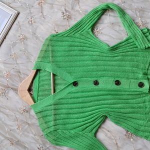 Neon Green Thin Sweater