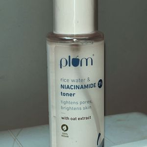 Plum 3% Niacinamide Toner With Rice Water