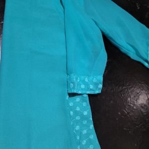 Chikan embroidery kurta