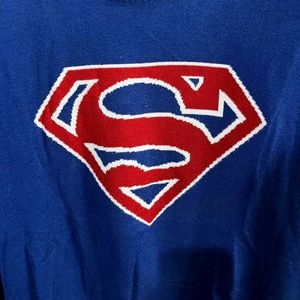 SUPERMAN  BLUE SWEATER