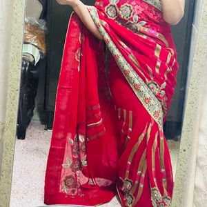 Heavy Saree With Blouse-2