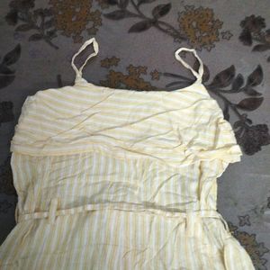 Mini Cute Yellow Dress