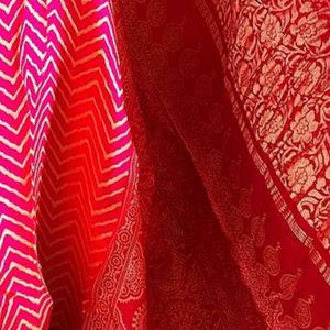 New Without Tag Ajrakh Modal Silk Zari Pallu Saree