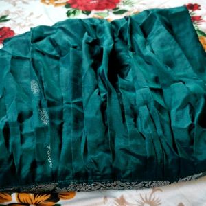 New Dark Green Stretched Gown | Size 36