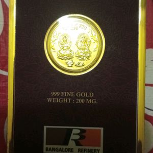 Gold Foil Coin