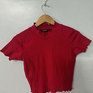 Cute Red Tshirt For Women