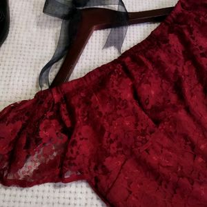 Red Lace Dress