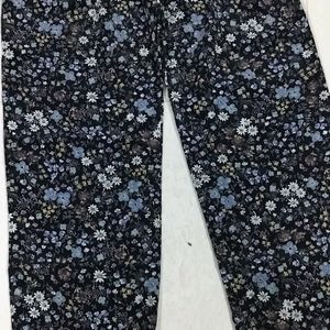 Crepe Floral  Pant