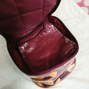 Jewelry Box With 10 Transparent Storage Pouches