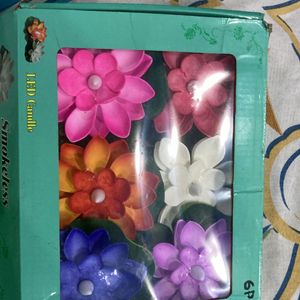 Lotus Sensor Water Floating Diya Pack Of 6